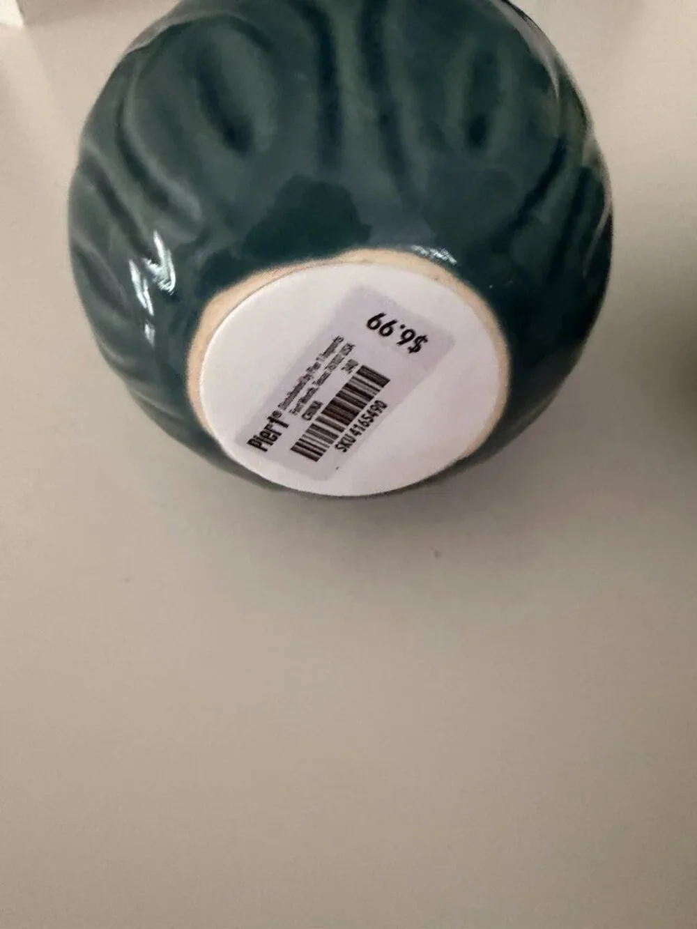 Pier 1 Glass Balls And Bowl Gold Teal Set Of 4